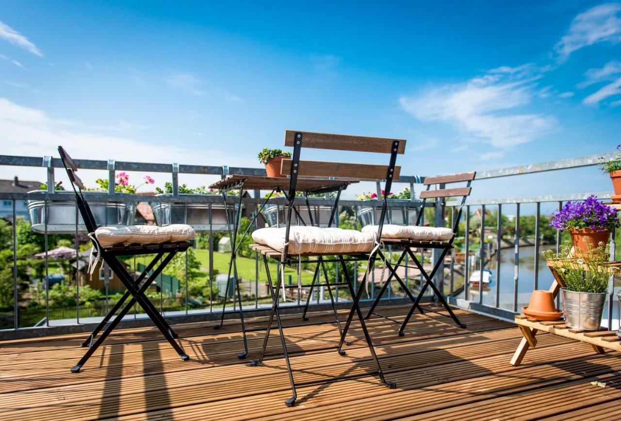Deichkroenchen Ferienwohnung Altes Land Hamburg Jork Luaran gambar